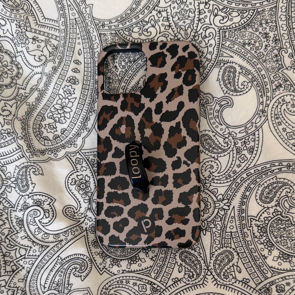 Loopy Case Wild Leopard Phone Cover - Black and Brown